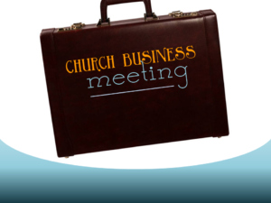 church business meeting clipart